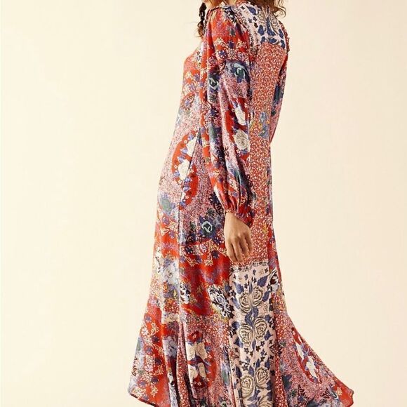 New With tag Free People Maris Printed Midi Dress 
Size XS ,S
Retail $169 - Picture 5 of 7